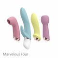 Satisfyer Marvelous Four 吸啜器按摩棒 4件套裝 玫瑰金環 Waddy Store 