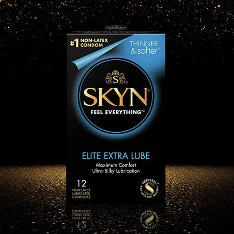 SKYN Elite Extra Lube 特薄加潤 PI安全套 12片裝 Waddy Store 