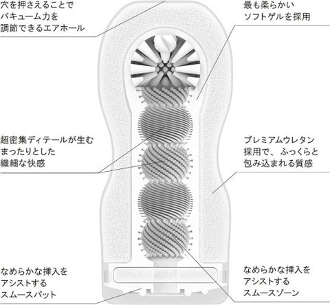 TENGA ORIGINAL VACUUM CUP 第二代 經典真空飛機杯 極軟版 EXTRA GENTLE Waddy Store 