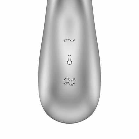 Satisfyer Hot Lover 加溫雙頭兔耳按摩棒 粉紅色 Waddy Store 