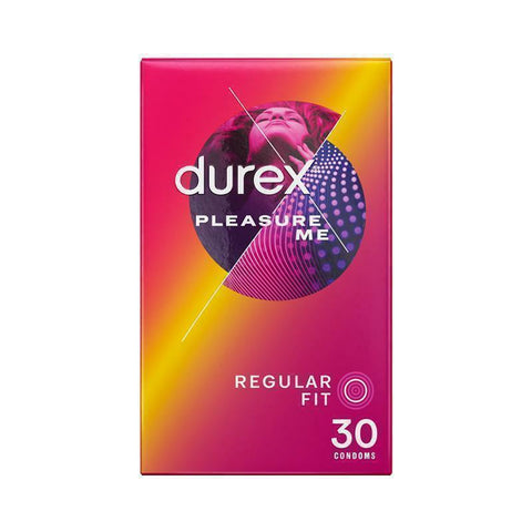 Durex 杜蕾斯 Pleasure Me 凸點乳膠安全套 30片裝 Waddy Store 