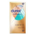 Durex 杜蕾斯 Invisible Close Fit 超薄緊貼裝 乳膠安全套 10片 Waddy Store 