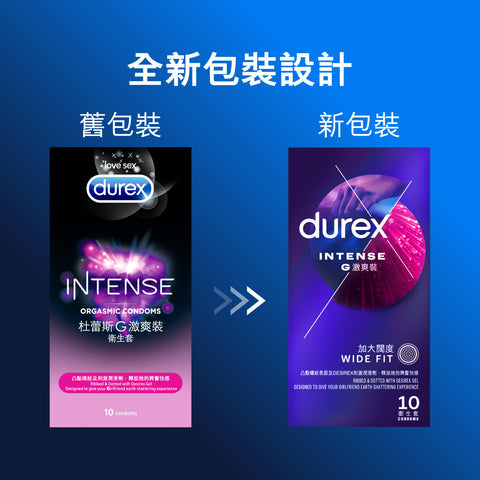 Durex 杜蕾斯 G激爽裝 乳膠安全套 10 片裝 (香港版) Waddy Store 