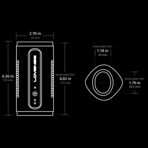 LOVENSE Calor 深度感應加熱 電動飛機杯 Waddy Store 