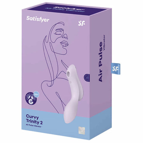 Satisfyer Curvy Trinity 2 陰蒂吸啜+震動按摩棒 Waddy Store 