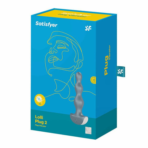 Satisfyer Lolli plug 2 肛塞震動器 灰色 Waddy Store 