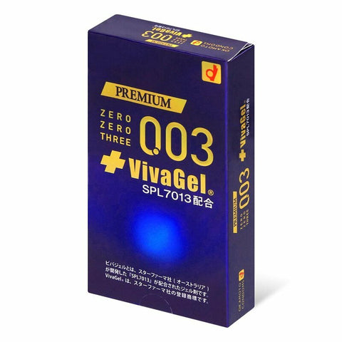 岡本 0.03（日本版）Premium VivaGel 乳膠安全套 10 片裝 Waddy Store 