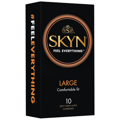 SKYN Large 大碼 PI 安全套 10 片裝 (非乳膠材料製成)｜Waddy Store 潮流成人用品專門店