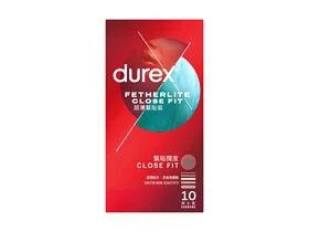 Durex 杜蕾斯 Fetherlite Closefit 超薄緊貼裝 乳膠安全套 (香港版) 10個裝 Waddy Store 