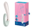 Satisfyer Heat Wave 手機APP 遙控暖感雙頭按摩棒 (紫紅色/薄荷綠) Waddy Store 