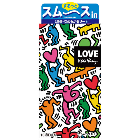 Sagami Keith Haring 10 倍潤滑 10 片裝 Waddy Store 