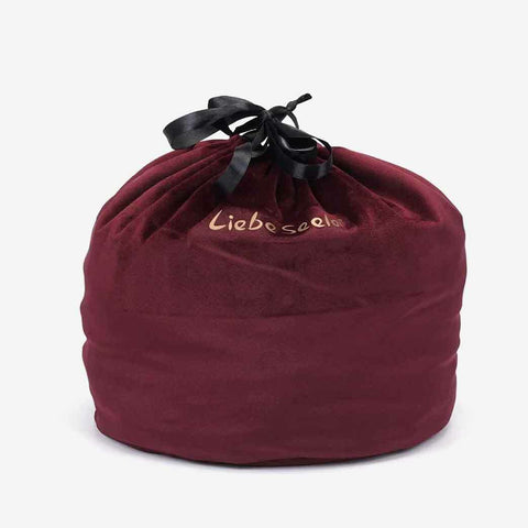 Liebe Seele Bondage Large Storage Bag Cylindrical 收納袋 酒紅色 Waddy Store 