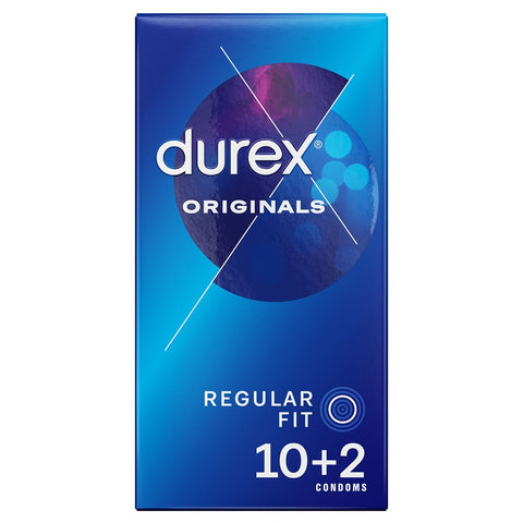 Durex 杜蕾斯 Regular Fit 激情裝 乳膠安全套 10+2片裝 Waddy Store 