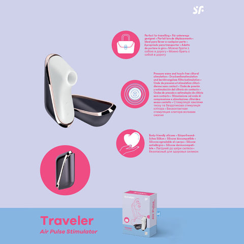 Satisfyer Pro Traveler 迷你旅遊陰蒂吸啜器 Waddy Store 