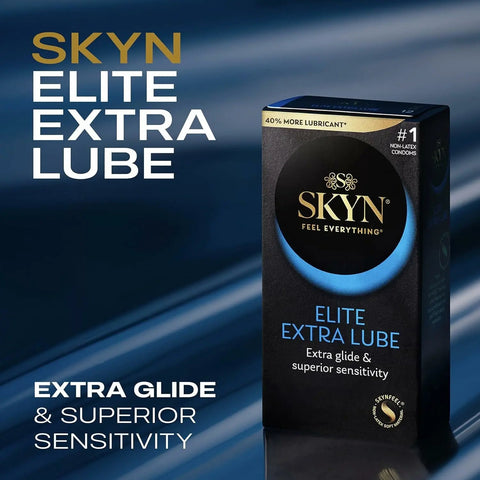 SKYN Elite Extra Lube 特薄加潤 PI安全套 12片裝 Waddy Store 