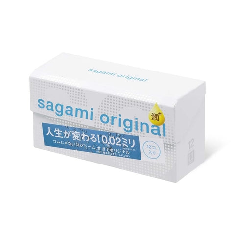 Sagami 相模原創 0.02 極潤 (第二代) 12 片裝 PU 安全套 Waddy Store 