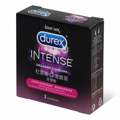 Durex 杜蕾斯 G激爽裝 乳膠安全套 3 片裝 (香港版) Waddy Store 