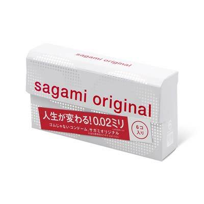 Sagami 相模原創 0.02 (第二代) 6 片裝 PU 安全套 Waddy Store 