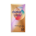 Durex 杜蕾斯 Invisible 超薄裝潤滑加量 10片裝 乳膠安全套 Waddy Store 