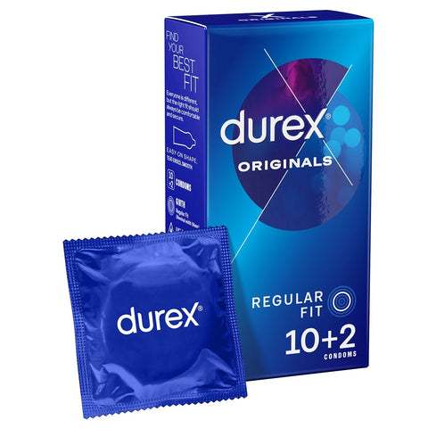 Durex 杜蕾斯 Regular Fit 激情裝 乳膠安全套 10+2片裝 Waddy Store 