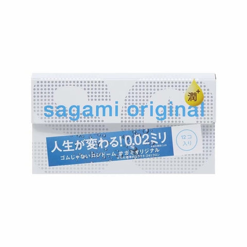 Sagami 相模原創 0.02 極潤 (第二代) 12 片裝 PU 安全套 Waddy Store 