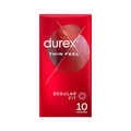 Durex 杜蕾斯 Fetherlite Thin Feel 超薄裝 乳膠安全套 10片裝 Waddy Store 